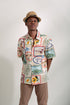 EMGEE by Get Spotted:Beni Buttondown in Pamana Postmark Fabric